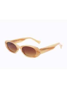 Carolina Lemke Berlin Eyewear - Morgan Beige, Milky + Luxury Premium Case 9217-1